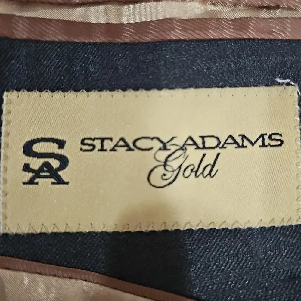 Stacy Adams Gold Men's Blazer Black Size 46L